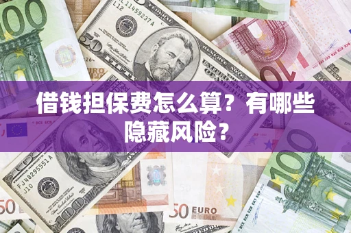 济南借钱担保费怎么算？有哪些隐藏风险？