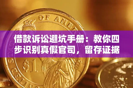 济南借款诉讼避坑手册：教你四步识别真假官司，留存证据不踩雷
