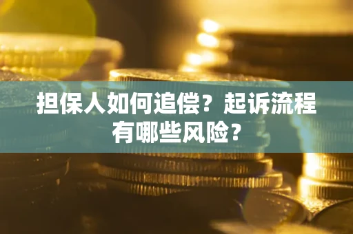 济南担保人如何追偿？起诉流程有哪些风险？
