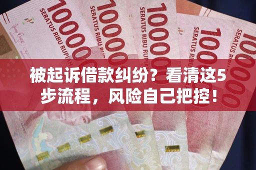 济南被起诉借款纠纷？看清这5步流程，风险自己把控！